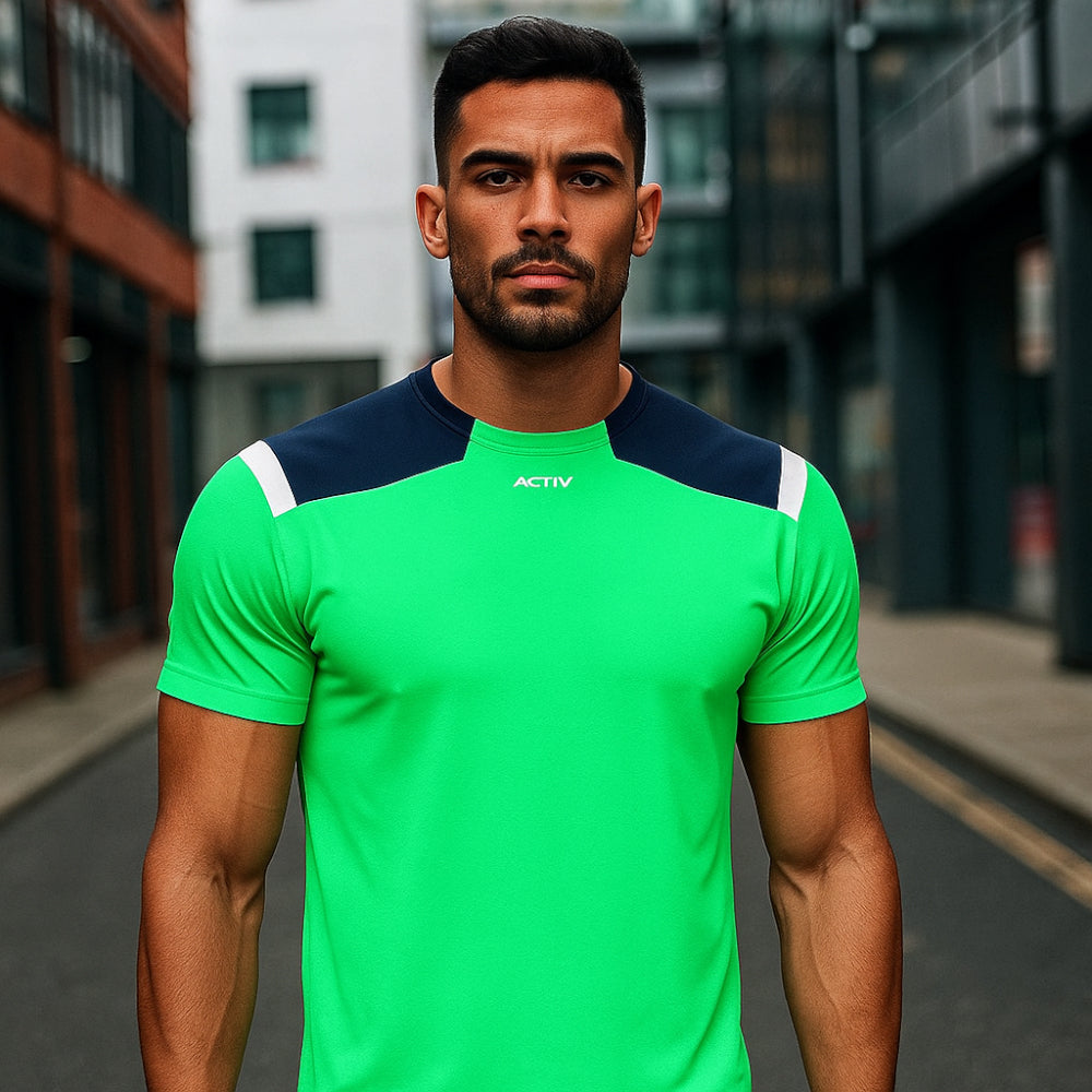 ACTIV CROW R.NECK T-SHIRT - GREEN
