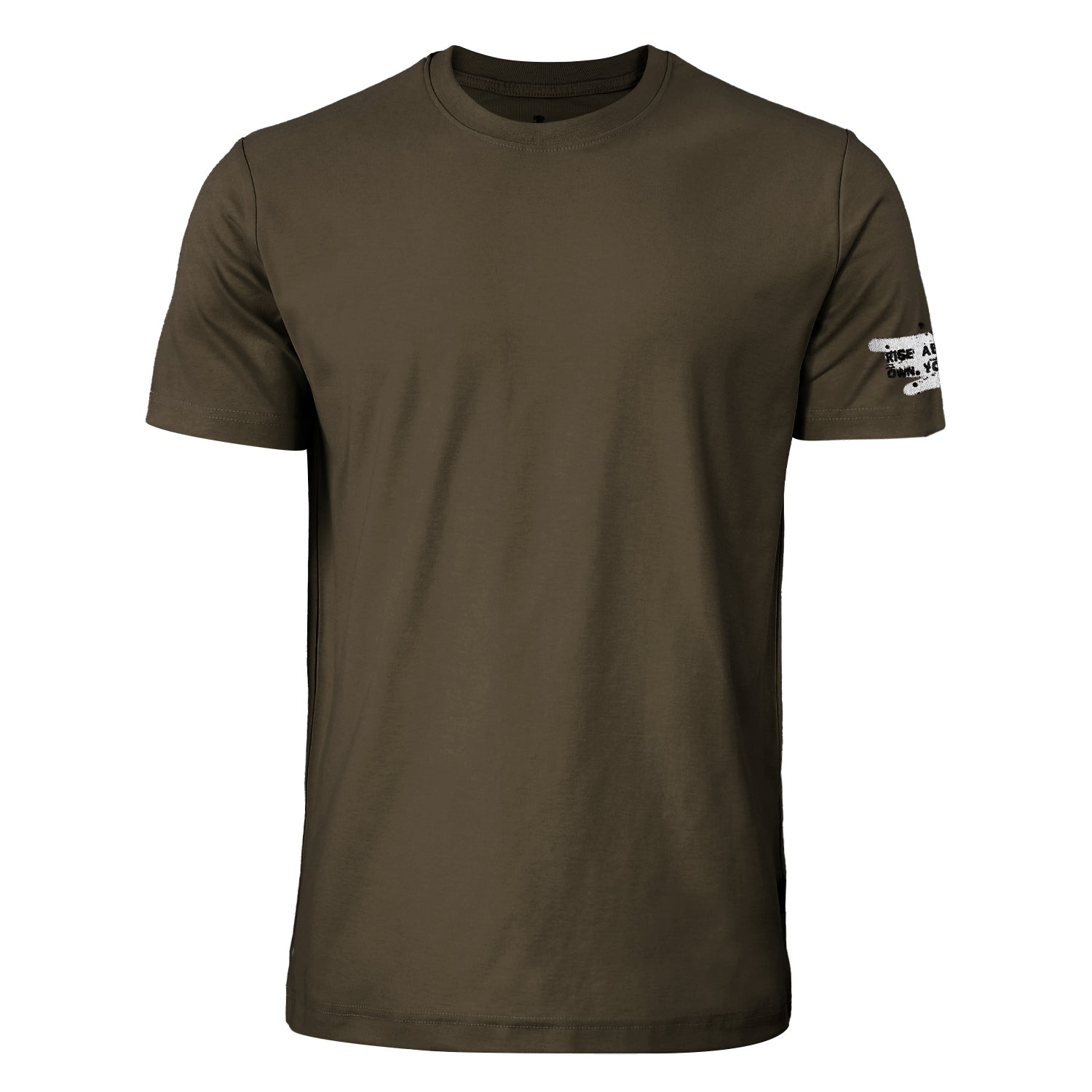ACTIV GRAPHIC R.NECK T-SHIRT - BROWN