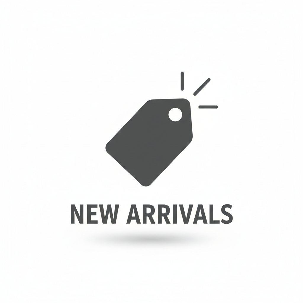 New Arrivals icon on a white background 