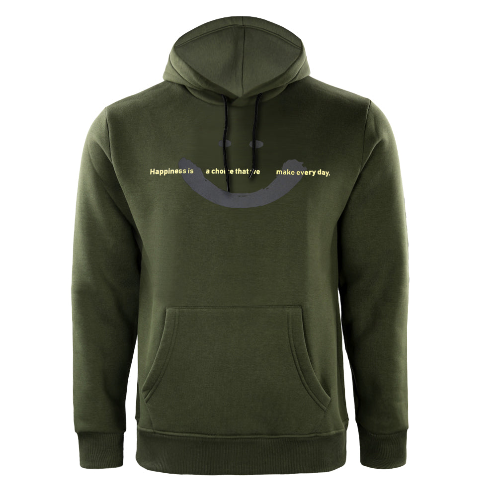 ACTIV GRAPHIC HOODIE SWEATSHIRT - OLIVE