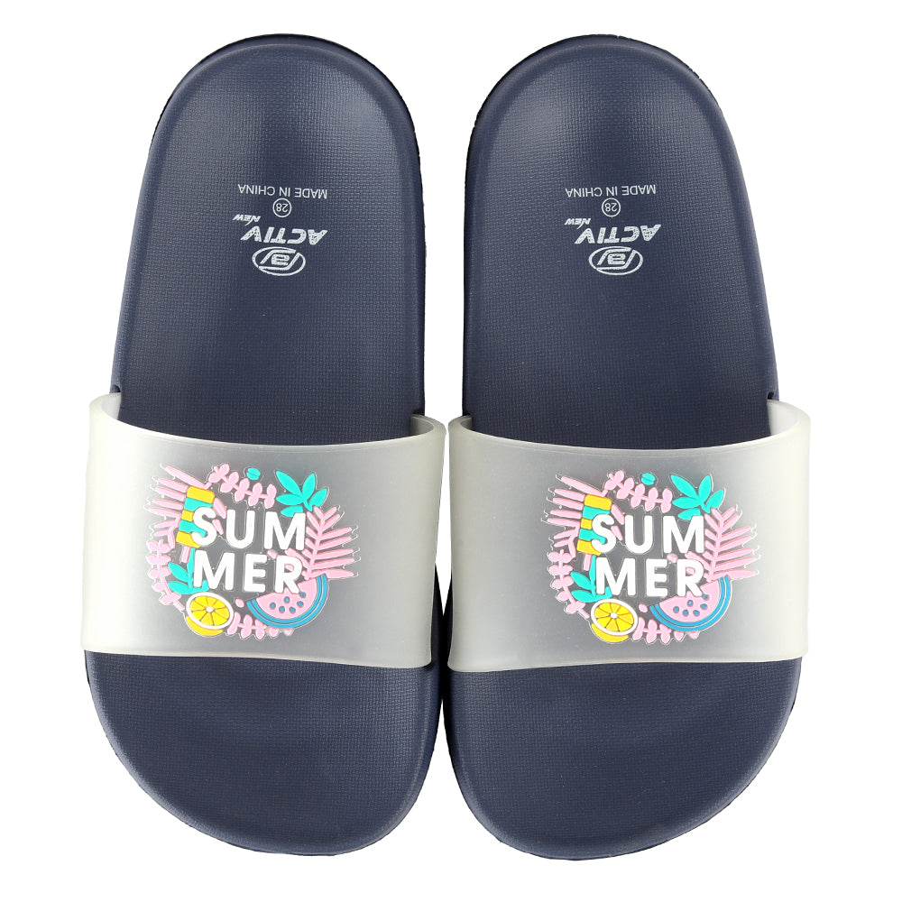 ACTIVNEW KIDS SLIPPER - NAVY