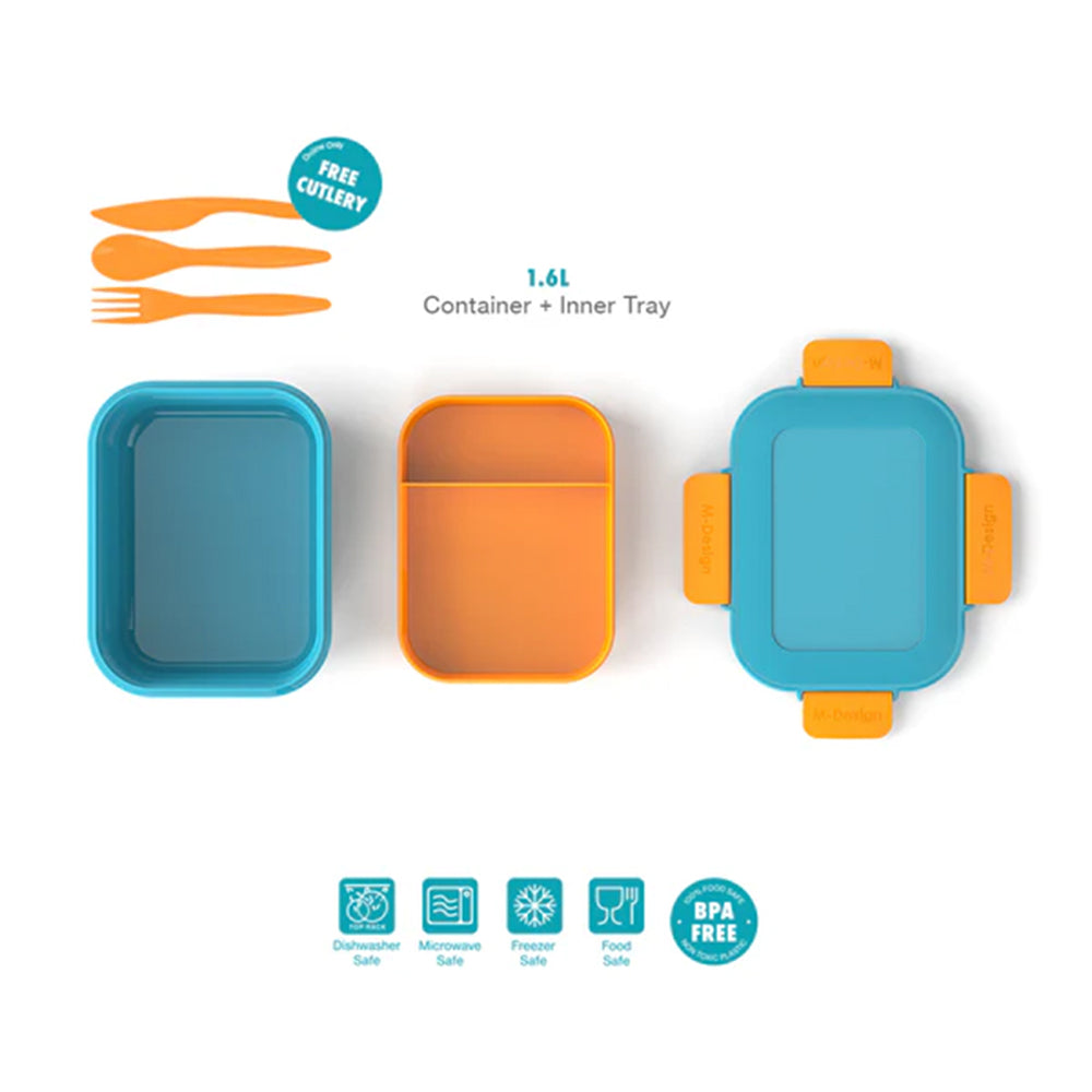 LUNCH BOX CLIPS 2.100 LTR - COLORS