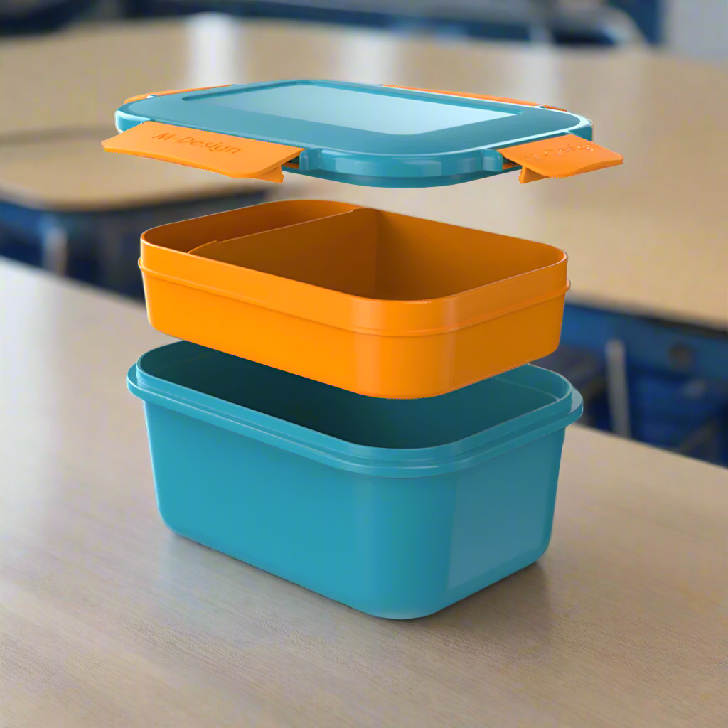 LUNCH BOX CLIPS 1.100 LTR - COLORS