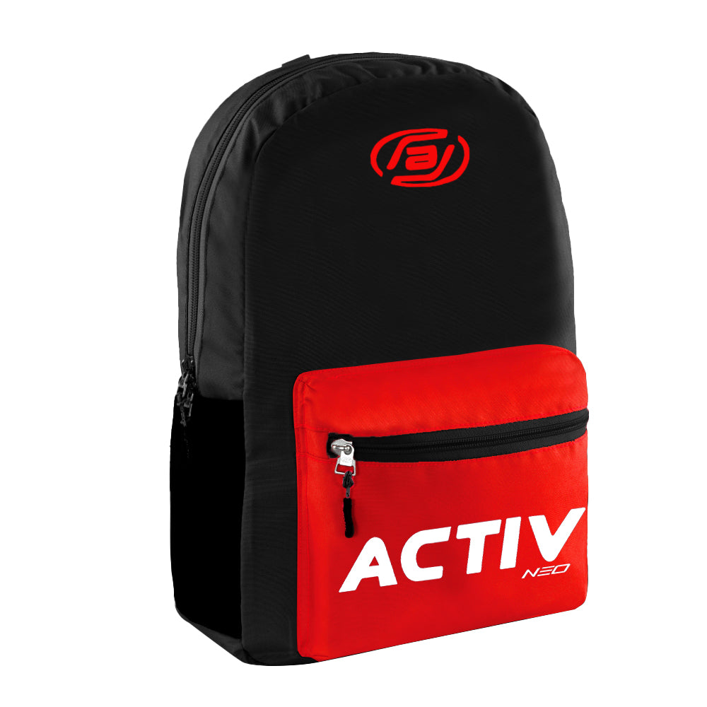 ACTIV 2-ZIPPER BACKPACK - BLACK