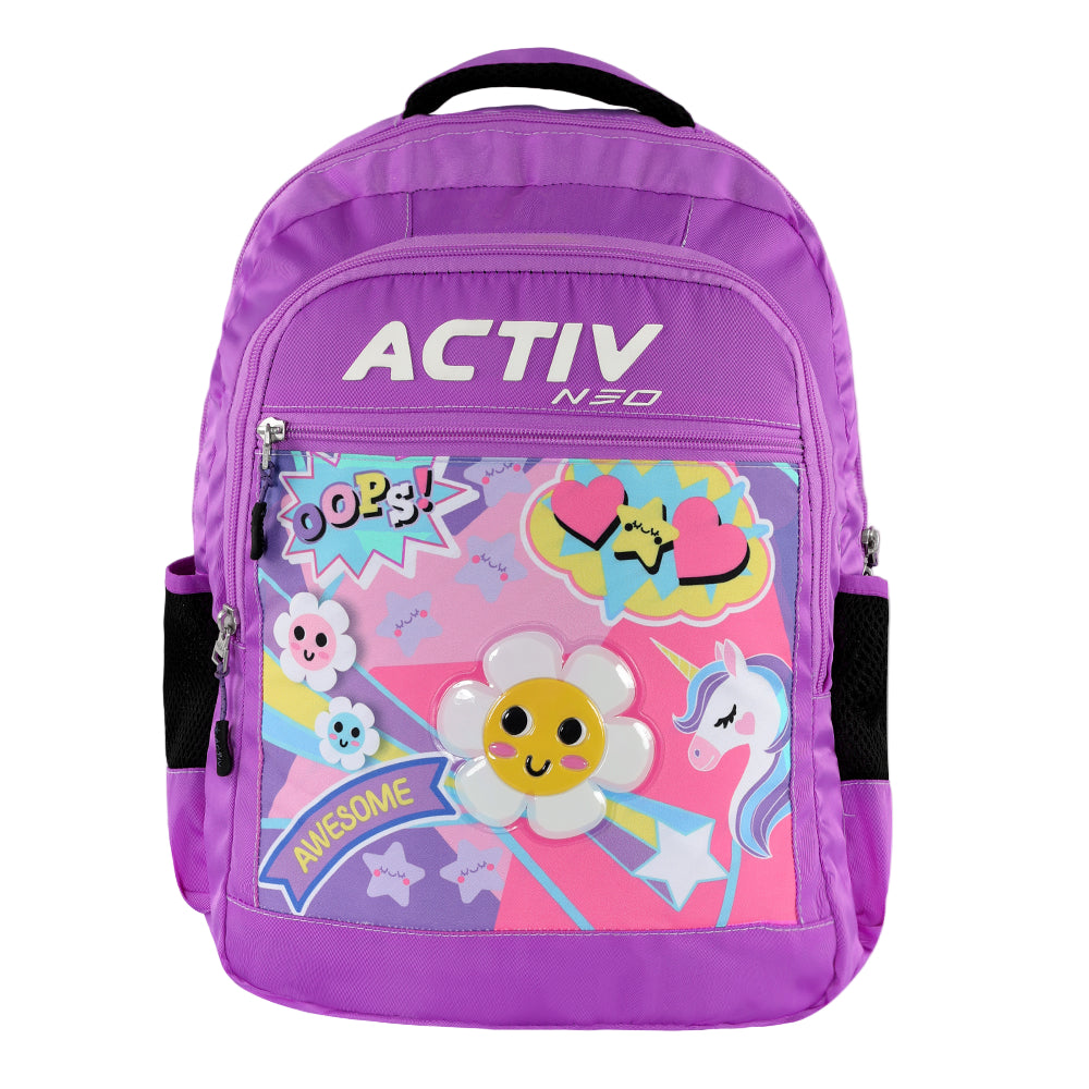 CHIMOLA FLOWER BACKPACK - PURPLE