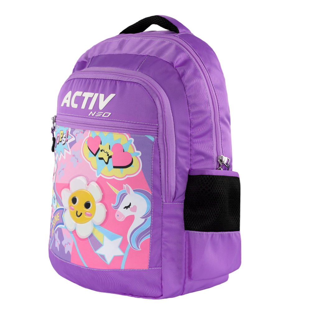 CHIMOLA FLOWER BACKPACK - PURPLE