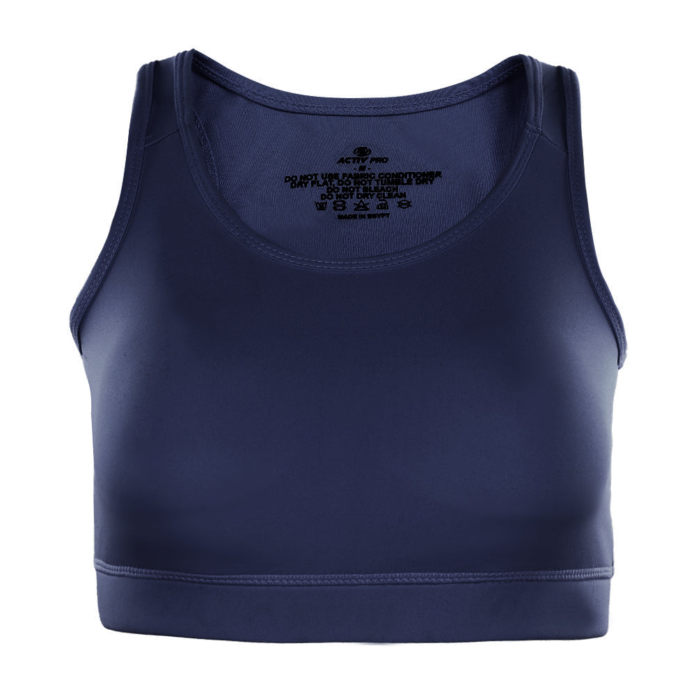 ACTIV PRINT SPORTS BRA - NAVY