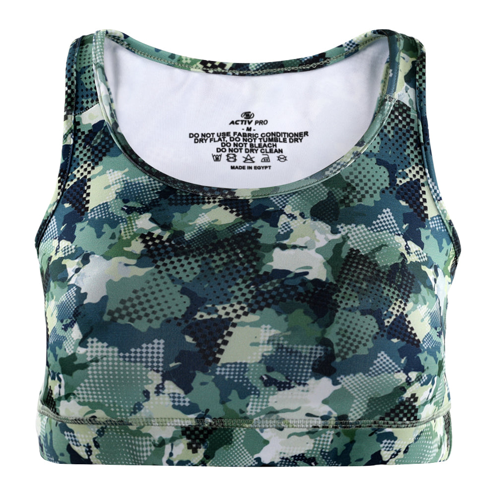 ACTIV F.COVER SPORTS BRA - ARMY