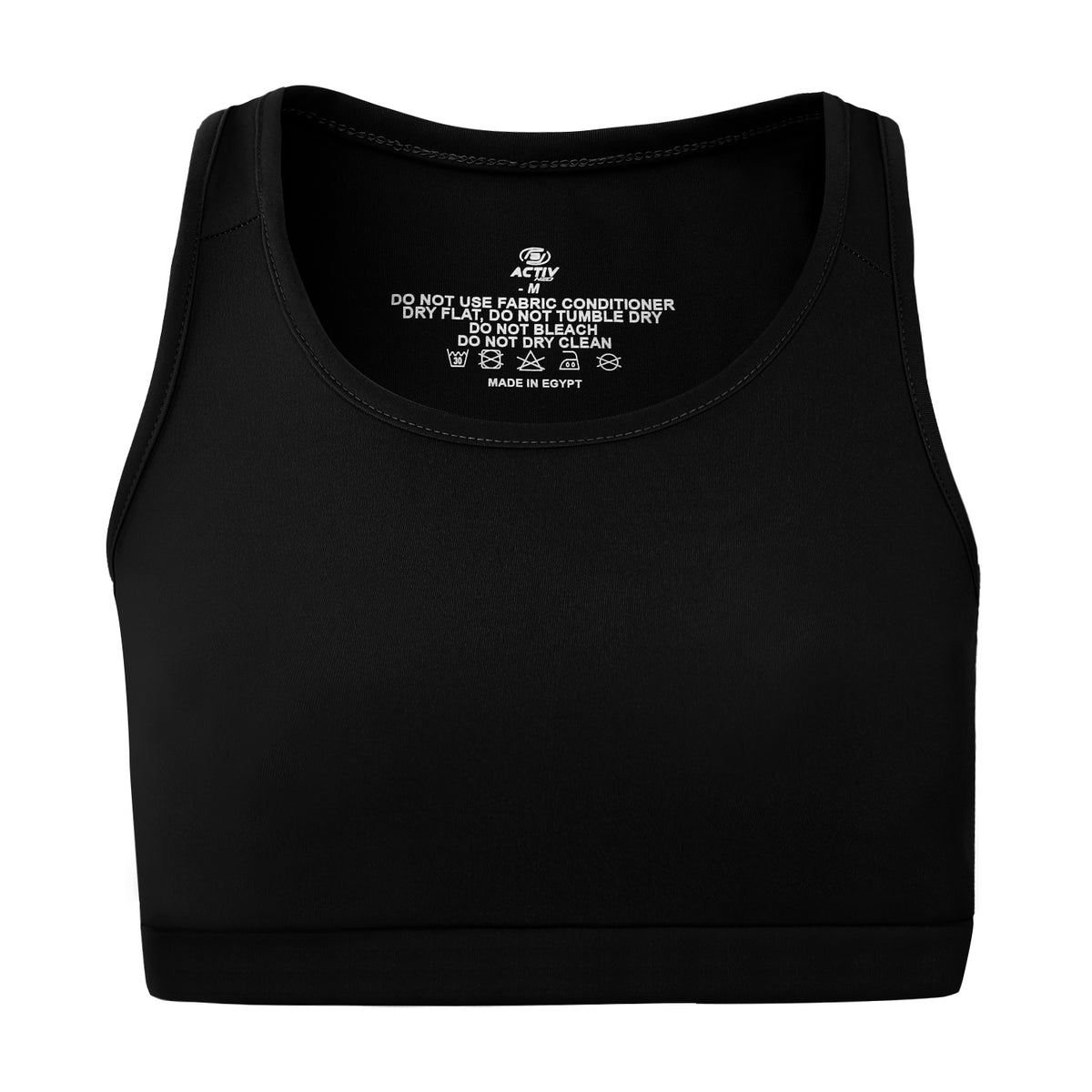 ACTIV BASIC SPORTS BRA - BLACK - Activ Abou Alaa