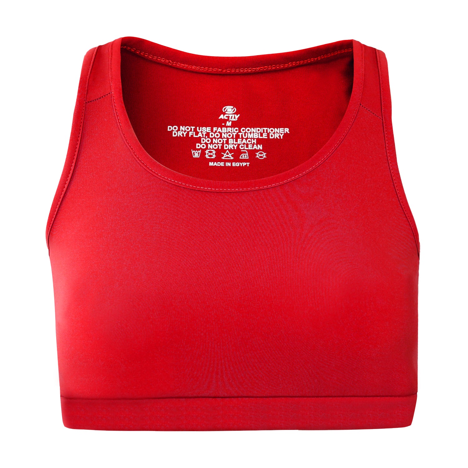 ACTIV BASIC SPORTS BRA - RED - Activ Abou Alaa