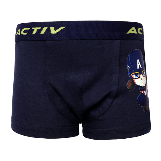 ACTIV GRAPHIC UNDERWEAR BOXER - NAVY