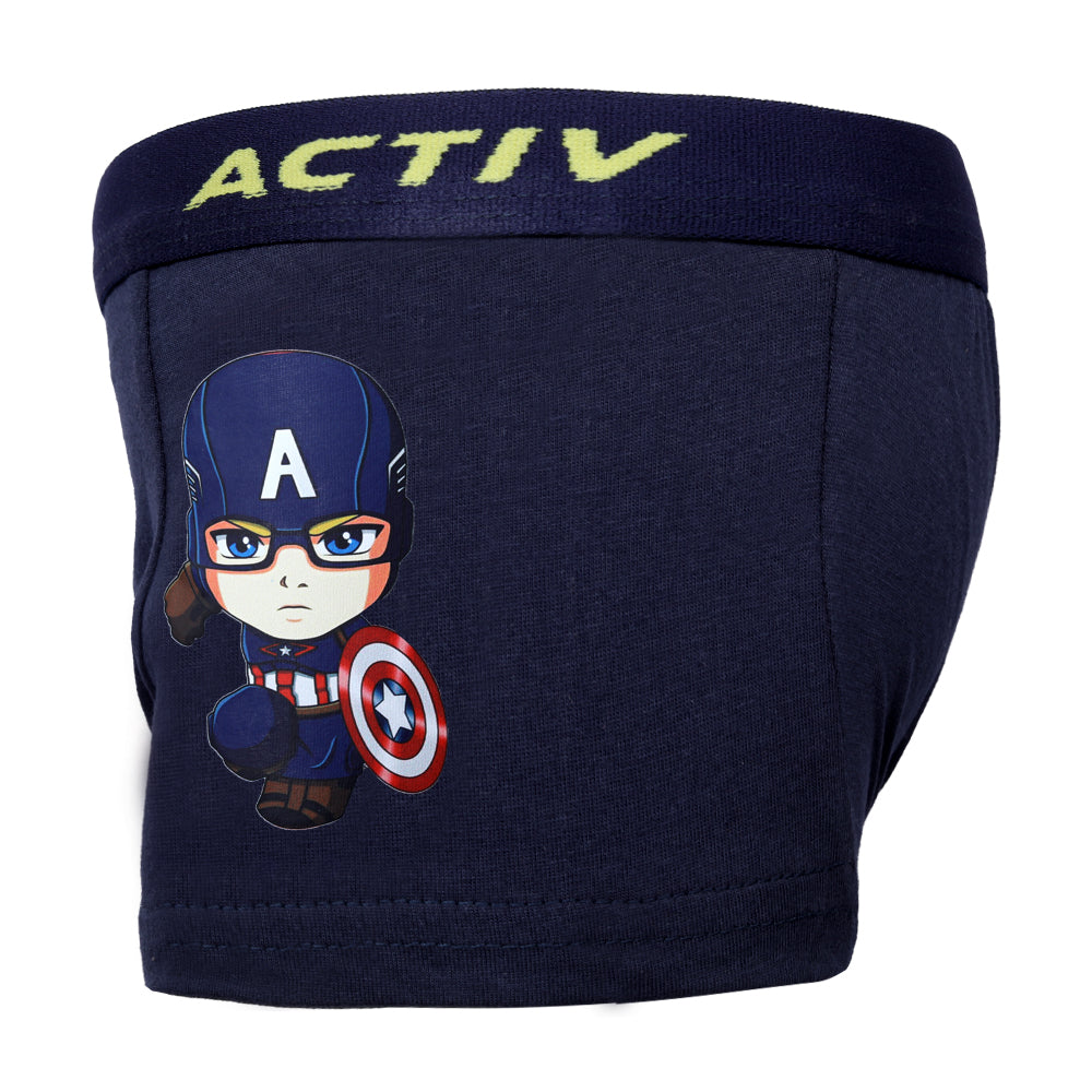 ACTIV GRAPHIC UNDERWEAR BOXER - NAVY