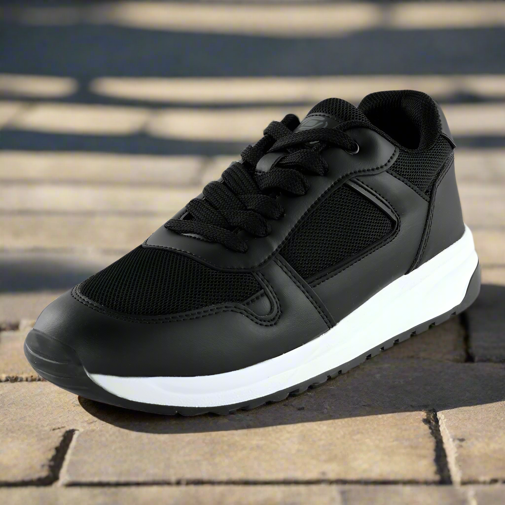 ACTIV CASUAL FASHION SHOES - BLACK