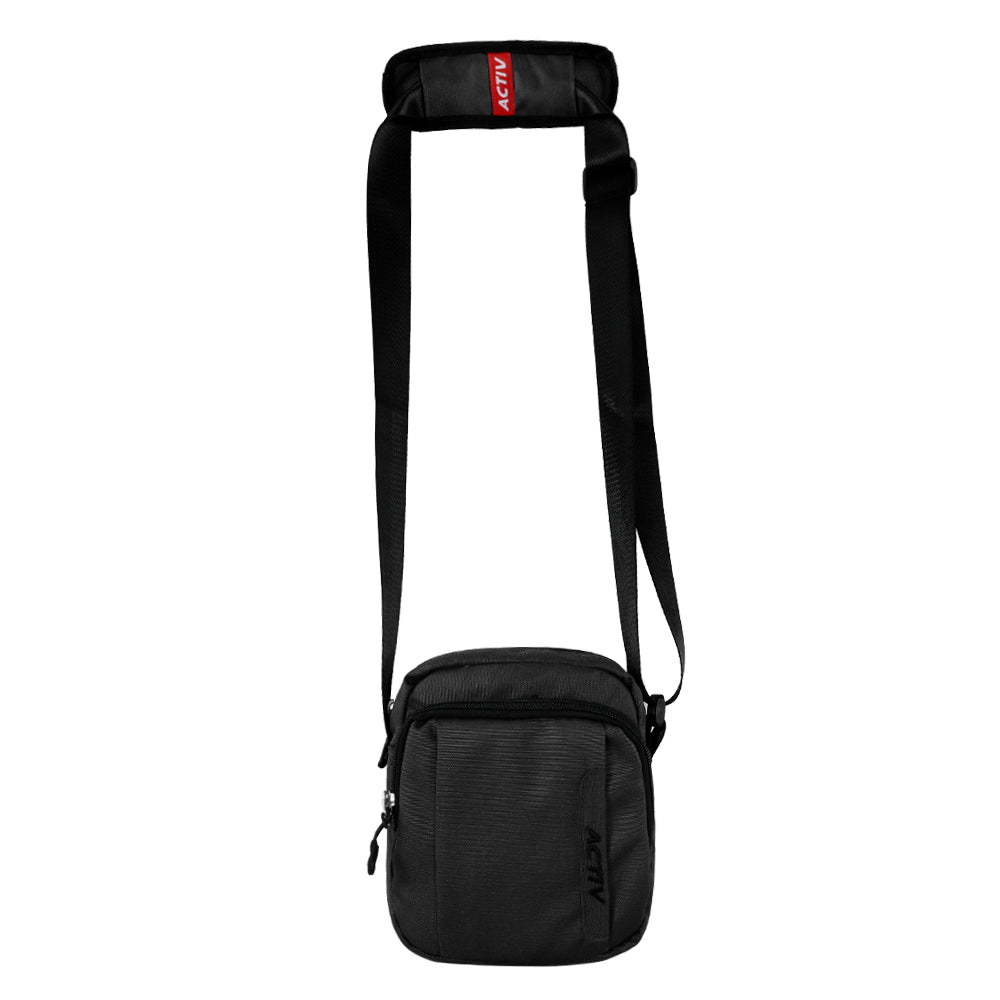 ACTIV SPORTS CROSS BAG" - BLACK