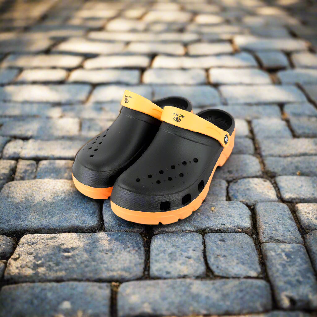 ACTIV CLOGS-L.ORANGE