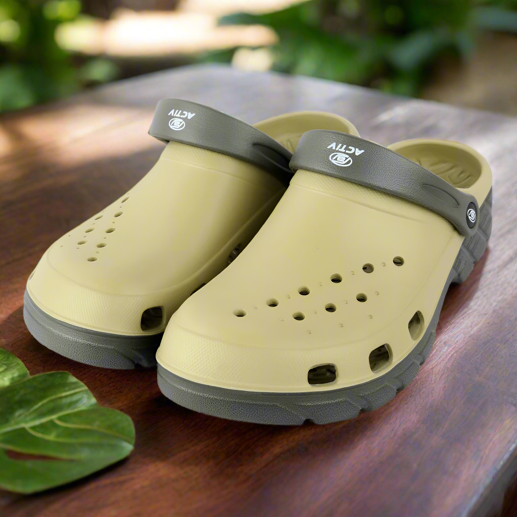 ACTIV CLOGS-OLIVE