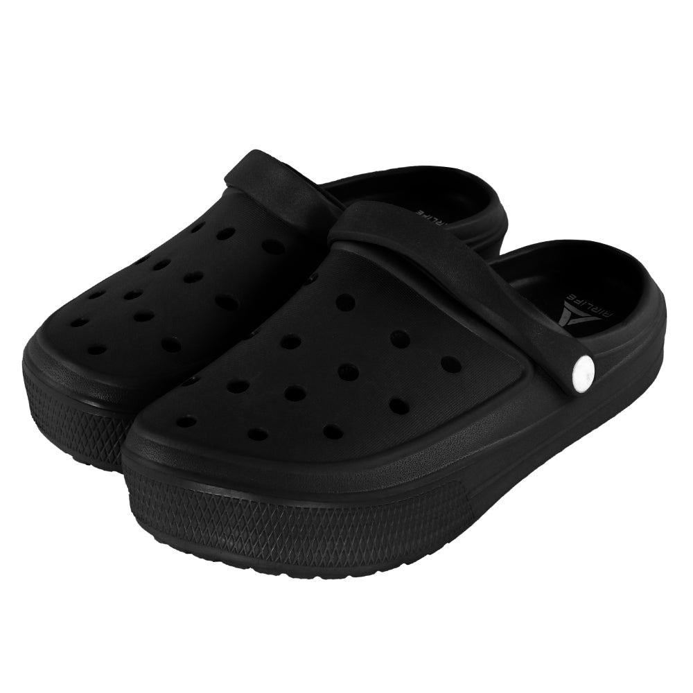 AIRLIFE AIR BAG CLOGS - BLACK