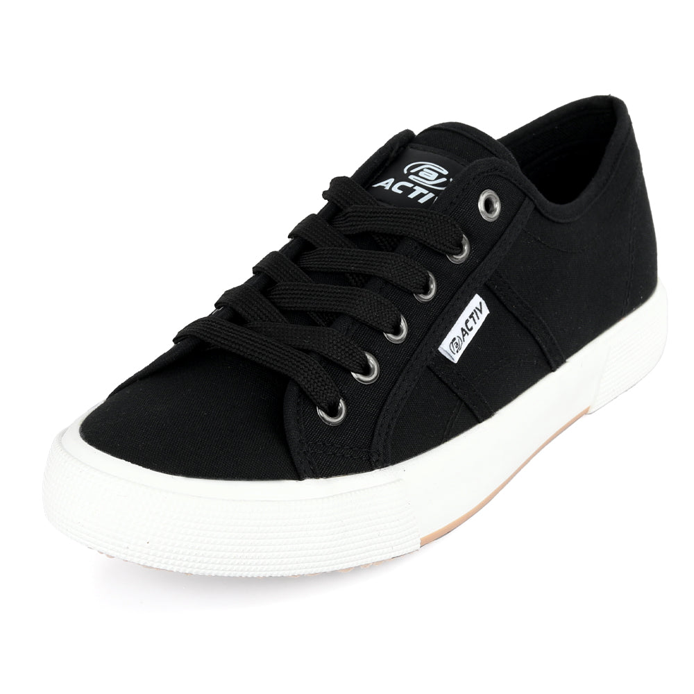 ACTIV CANVAS SHOES - BLACK