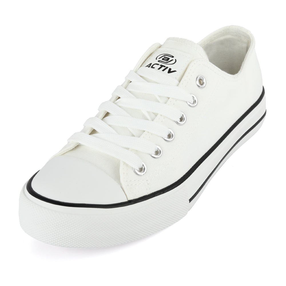 ACTIV CANVAS SHOES WHITE Activ Abou Alaa