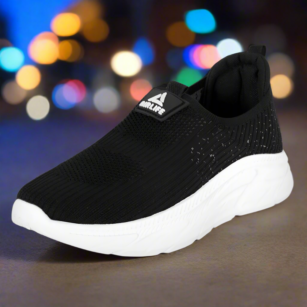 AIRLIFE SKECHERS SHOES - BLACK