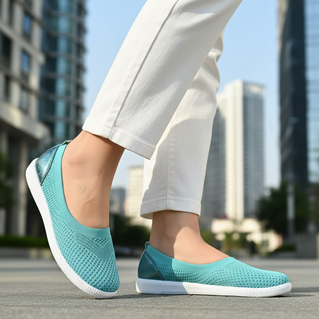 AIRLIFE BALLERINA SHOES - TURQUOIS