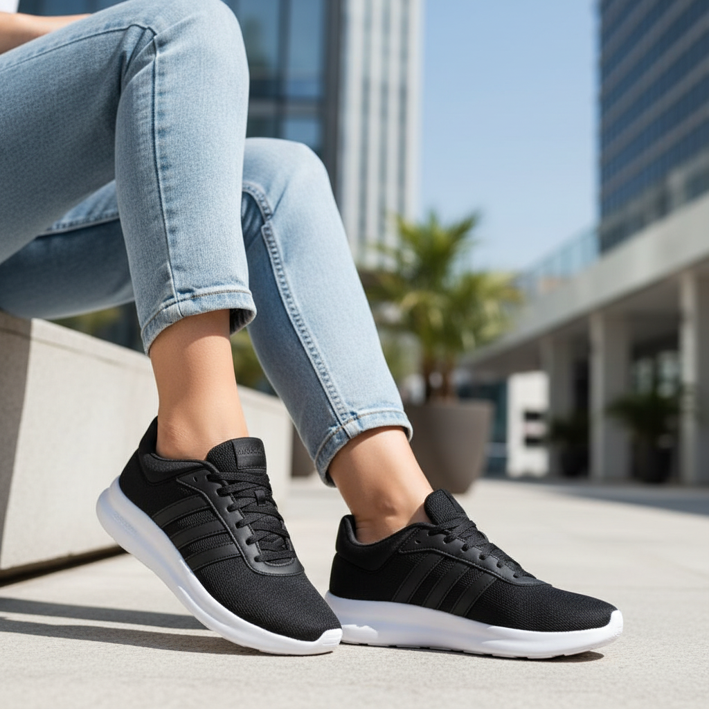 ADIDAS LITE RACER 4.0 SHOES - CBLACK