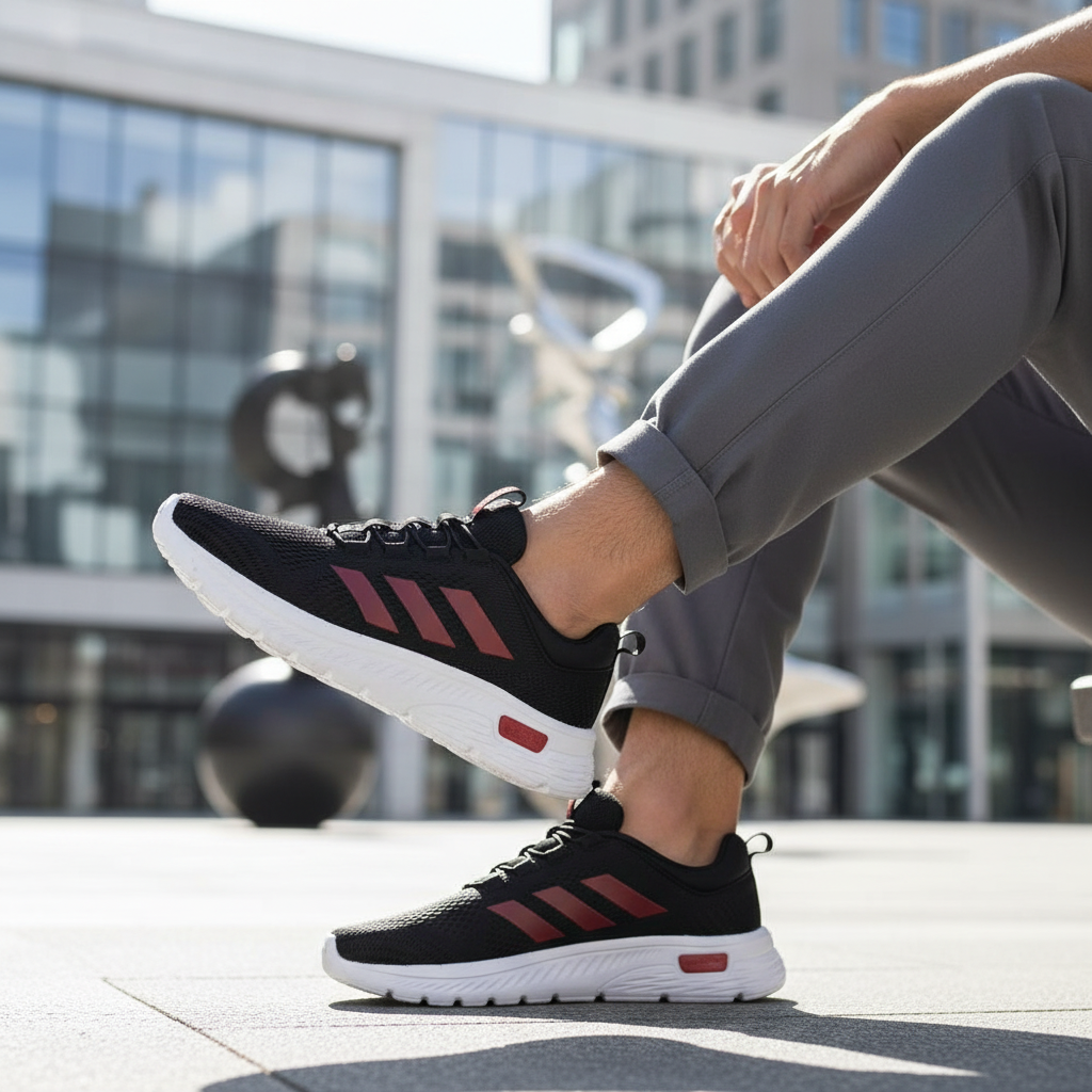 ADIDAS CLOUDFOAM COMFY EL - CBLACK - Activ Abou Alaa