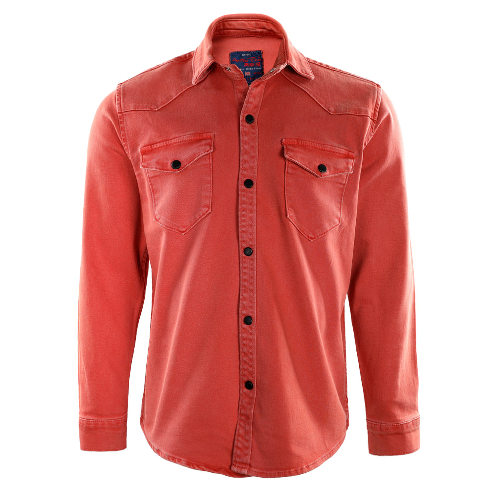 ACTIV GABARDINE 2-POCKET SHIRT - ORANGE