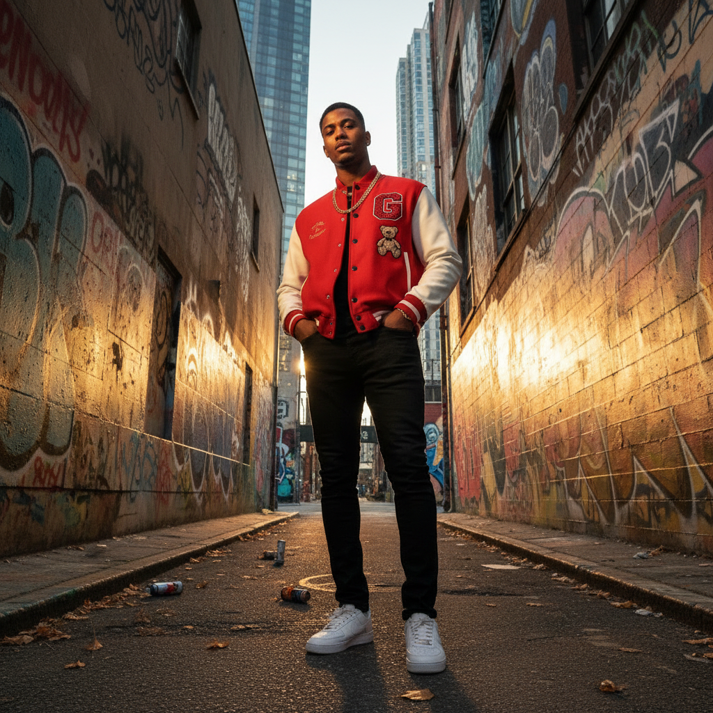 ACTIV EMB CASUAL JACKET - RED - Activ Abou Alaa