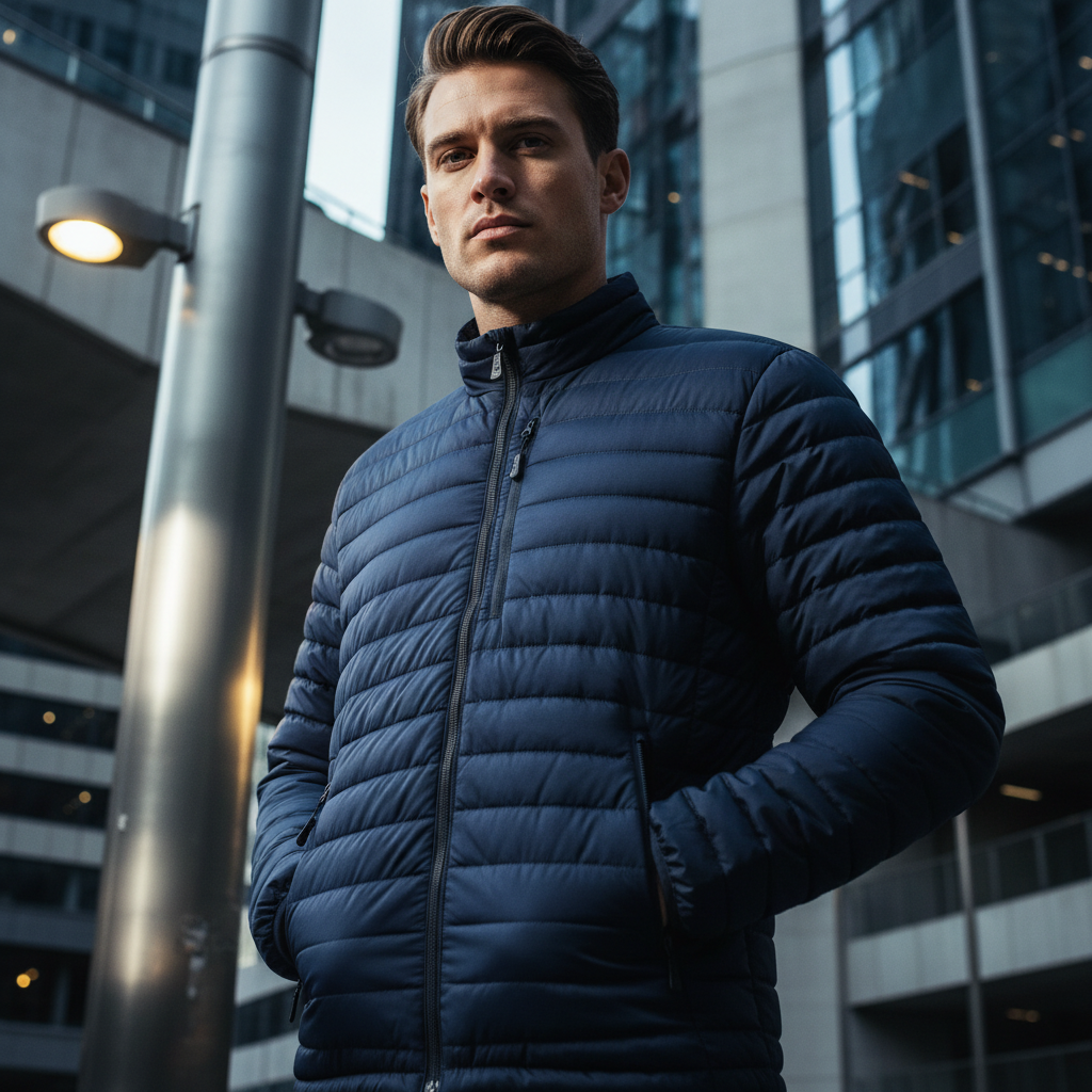 ACTIV BASIC PUMP JACKET - NAVY