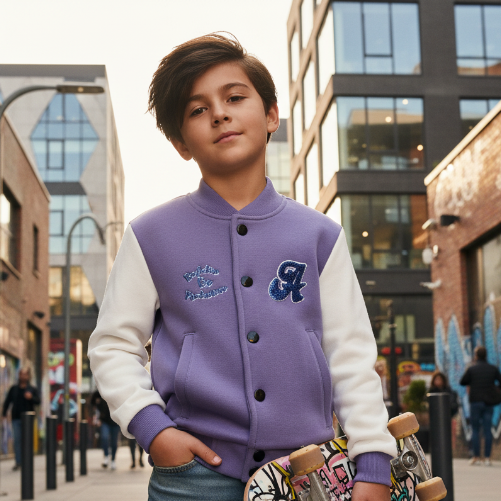 ACTIV EMB CASUAL JACKET - ICEBLUE - Activ Abou Alaa