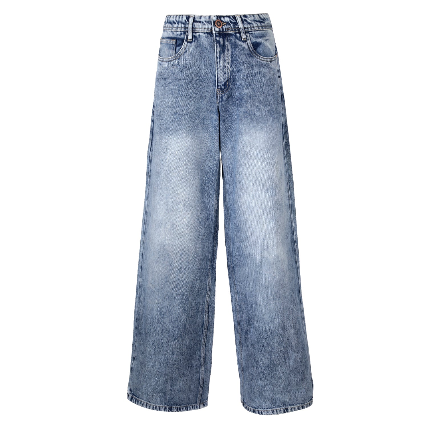 ACTIV JEANS WIDE LEG PANTS - ICE