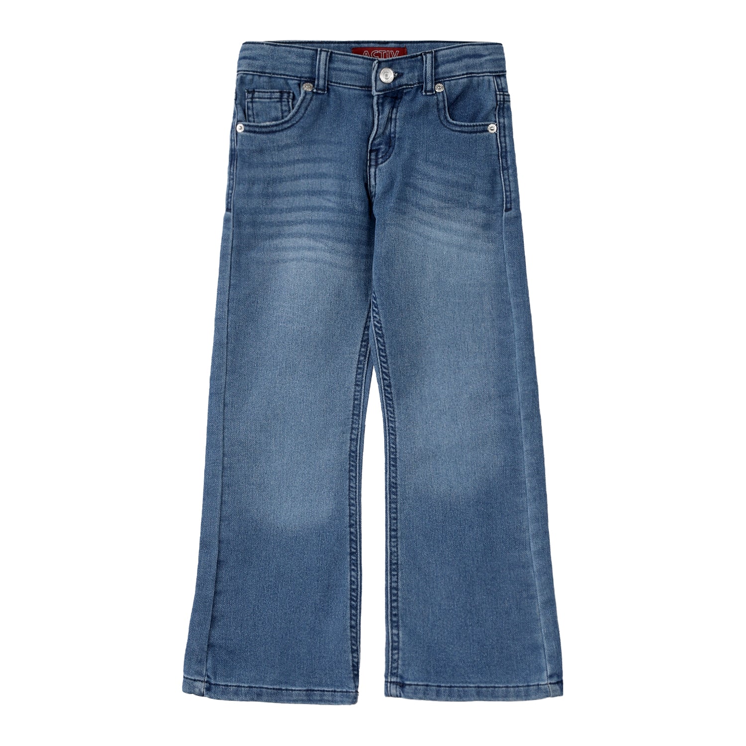ACTIV JEANS FLARED LEG PANTS - L.BLUE - Activ Abou Alaa