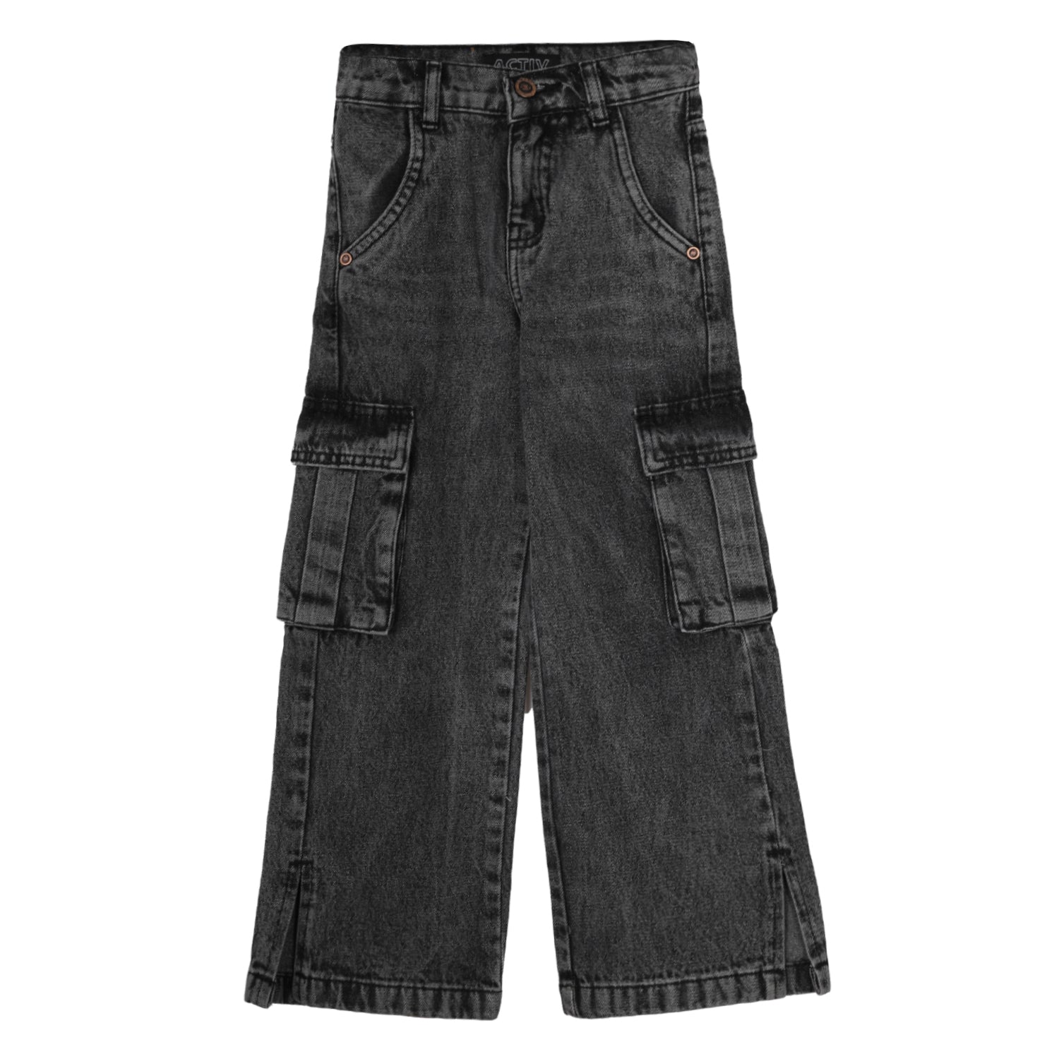ACTIV JEANS BAGGY PANTS - BLACK