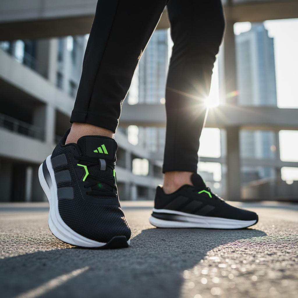 ADIDAS GALAXY 7 M SHOES - CBLACK - Activ Abou Alaa