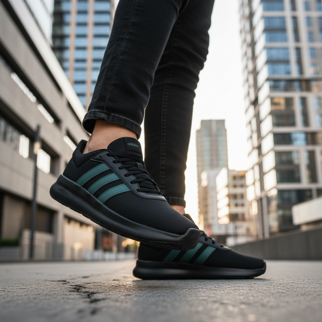 ADIDAS LITE RACER 4.0 SHOES - CBLACK