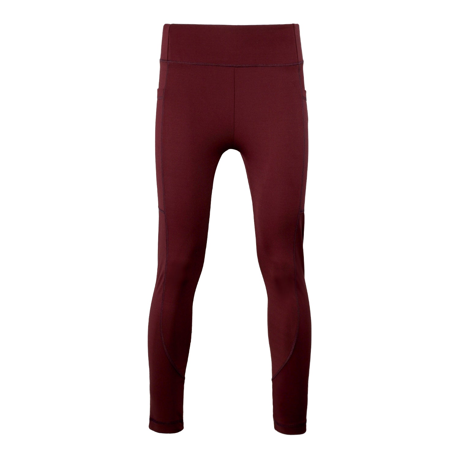 ACTIV BASIC SPORTS LEGGINGS - BURGUNDY