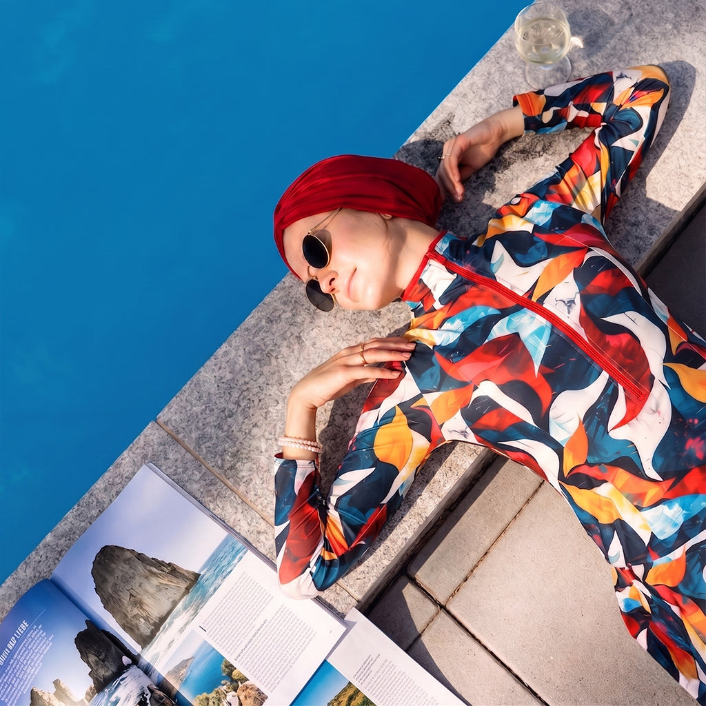 ACTIV F.COVER SWIM BURKINI*4 - NAVY