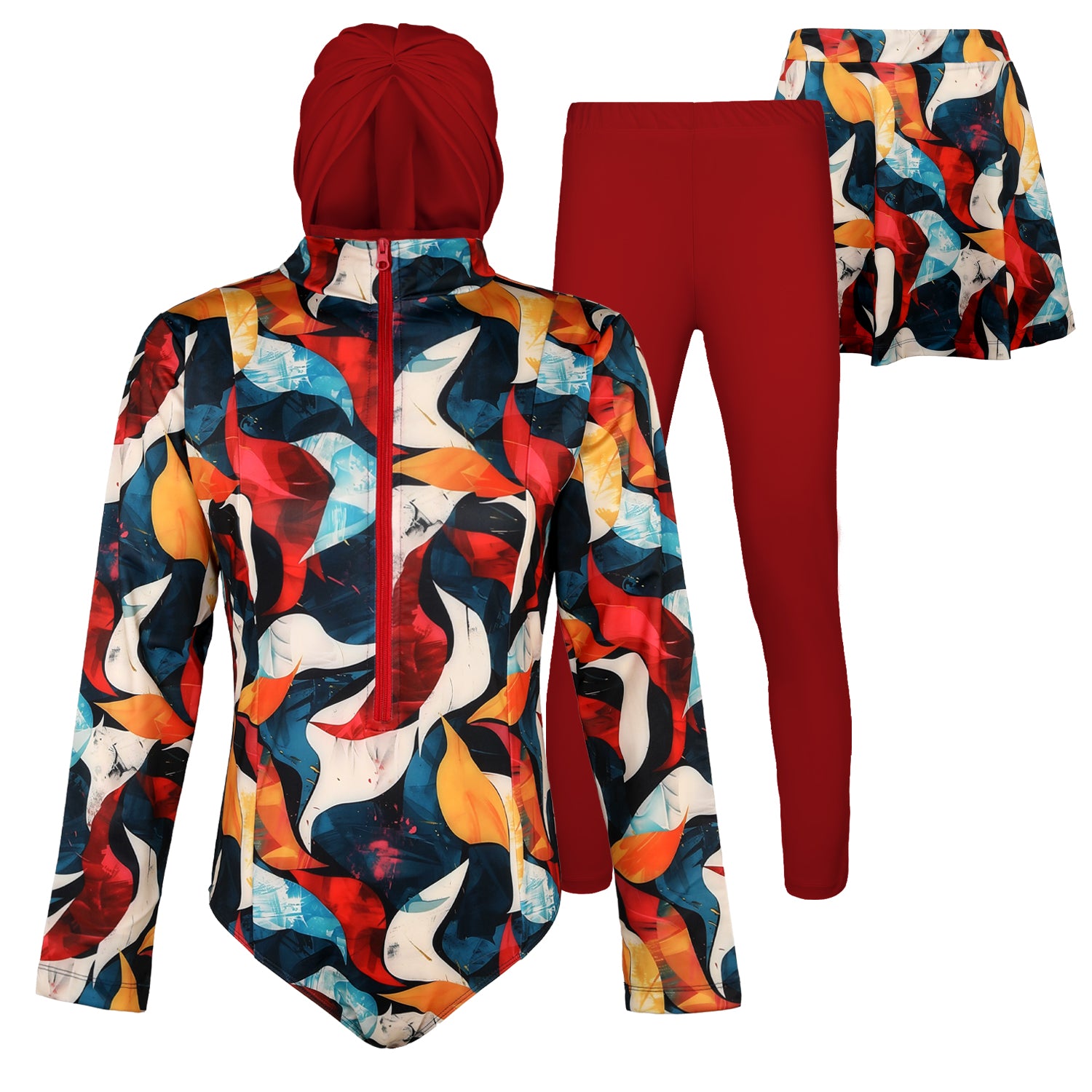 ACTIV F.COVER SWIM BURKINI*4 - NAVY