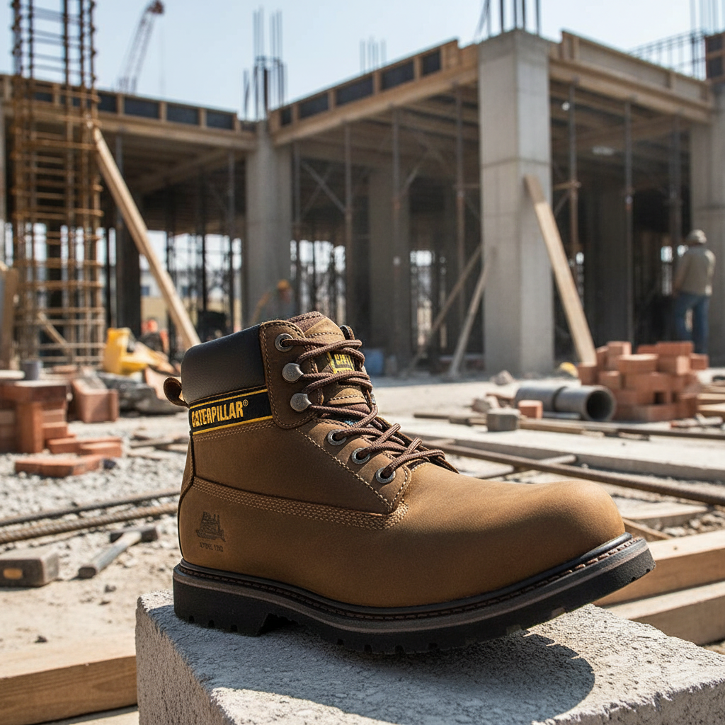 CAT HOLTON S3 HRO SRC SHOES - D.BROWN