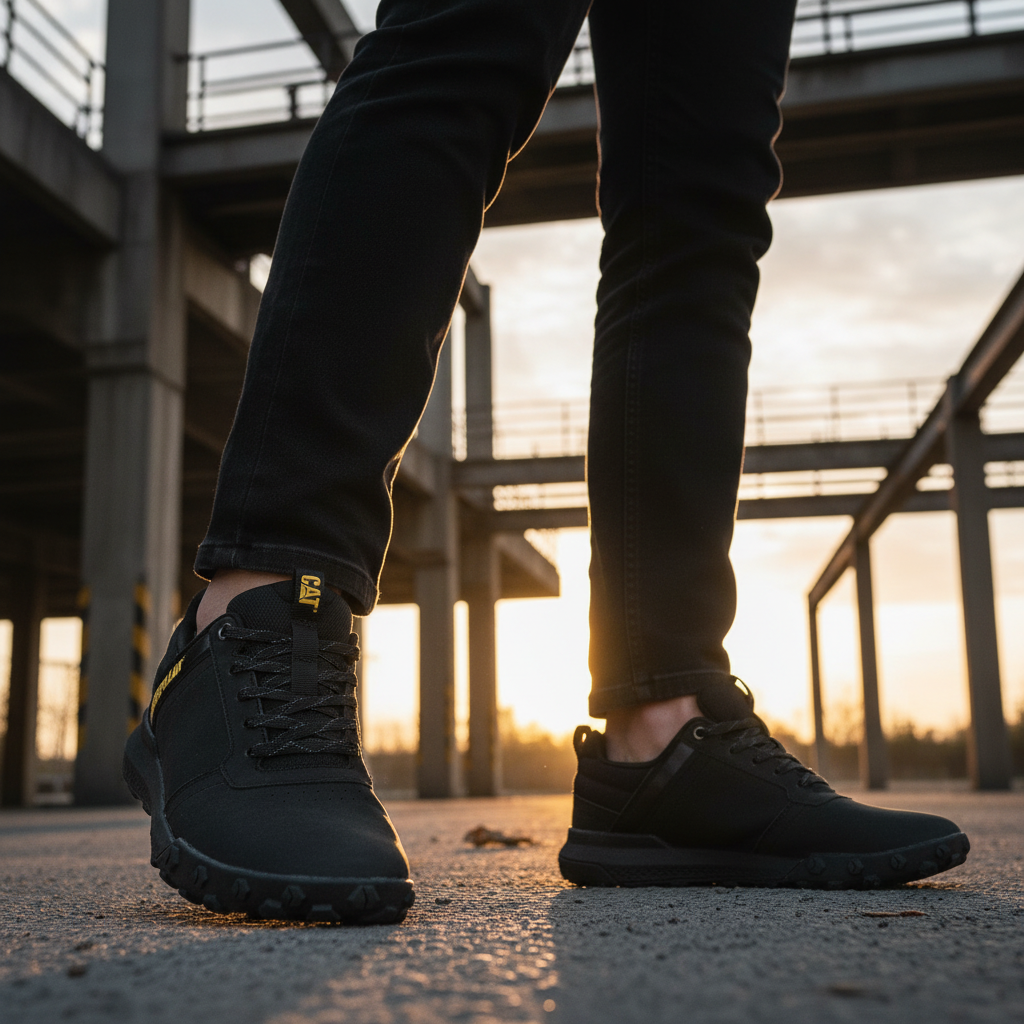 CCAT HEX READY LO SHOES - BLACK