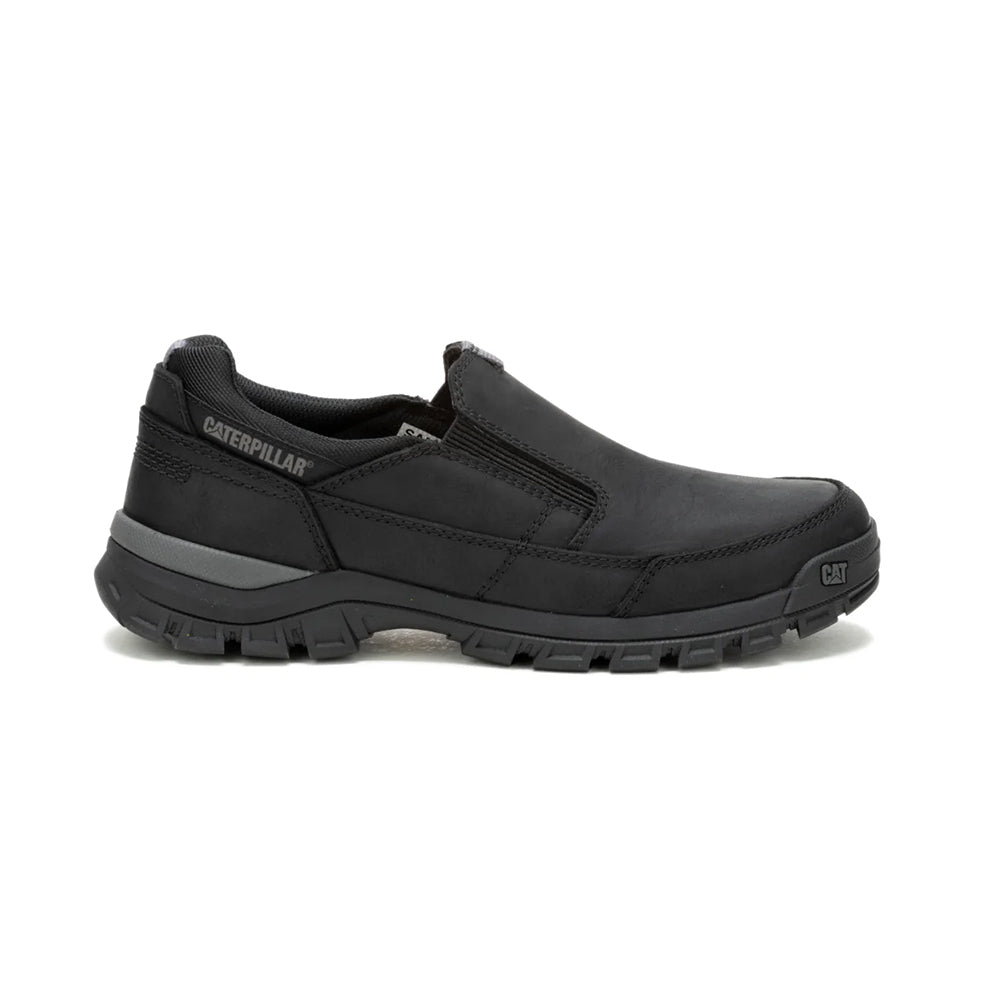 CAT THRESHOLD SLIP ON SHOES - BLACK