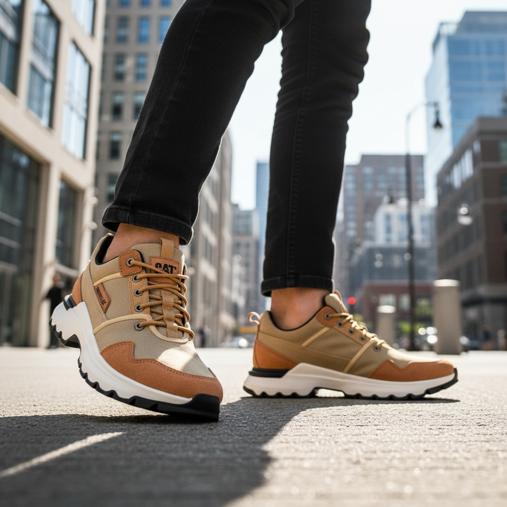 CAT COLORADO SNEAKER LO CANVAS - CURRY