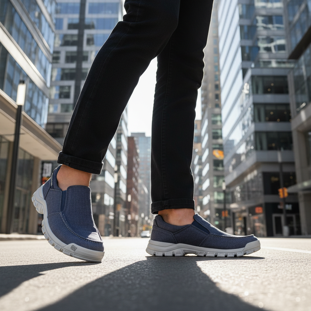 CAT THRESHOLD SLIP ON CANVAS - TOTAL