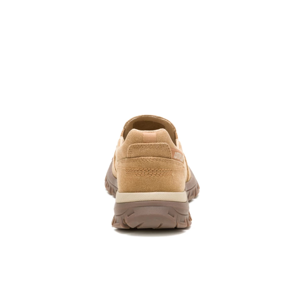 CAT THRESHOLD SLIP ON CANVAS - BROWN