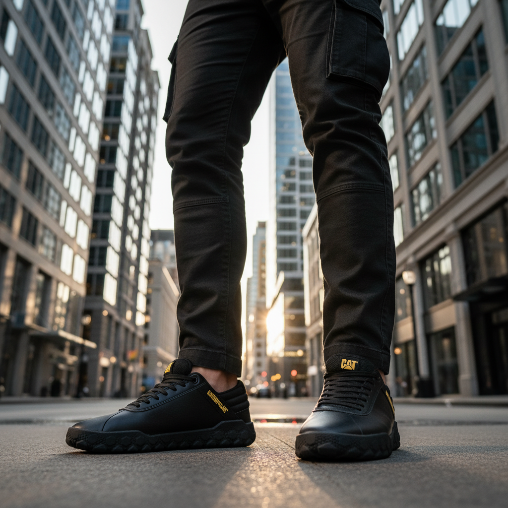 CCAT HEX BLACK SHOES - BLACK