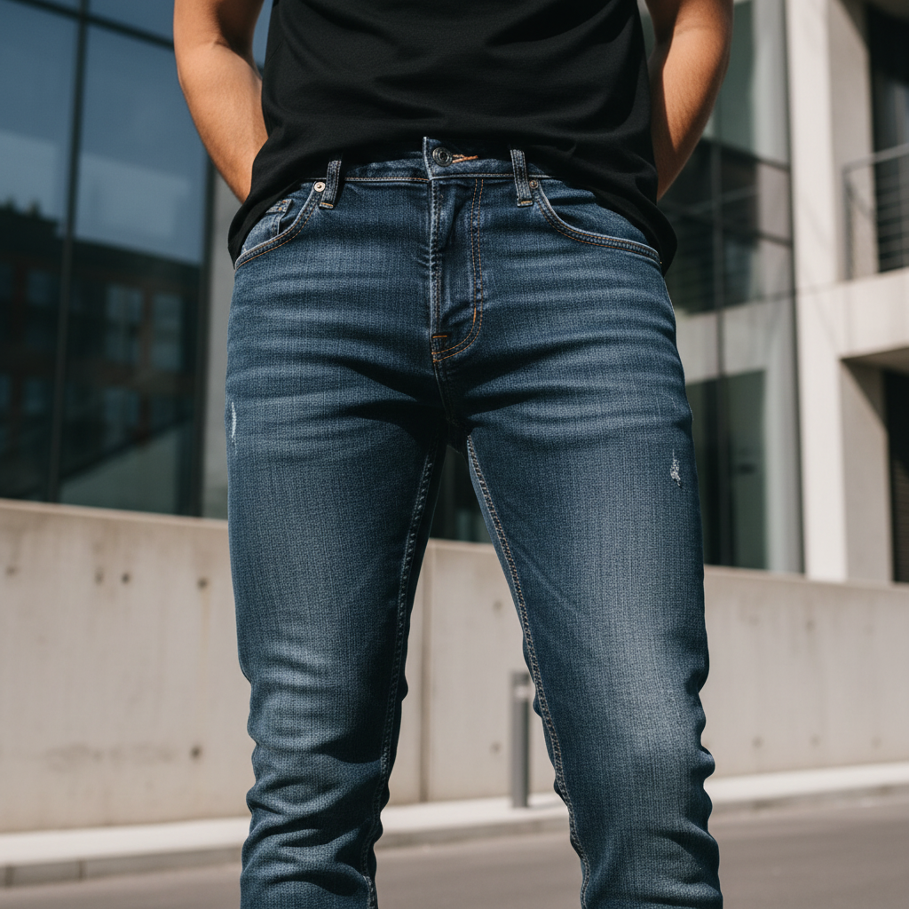 ACTIV JEANS . PANTS - D.NAVY