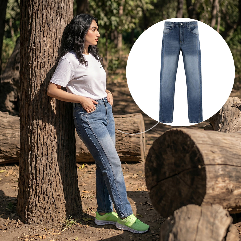 ACTIV CROW . PANTS - L.BLUE