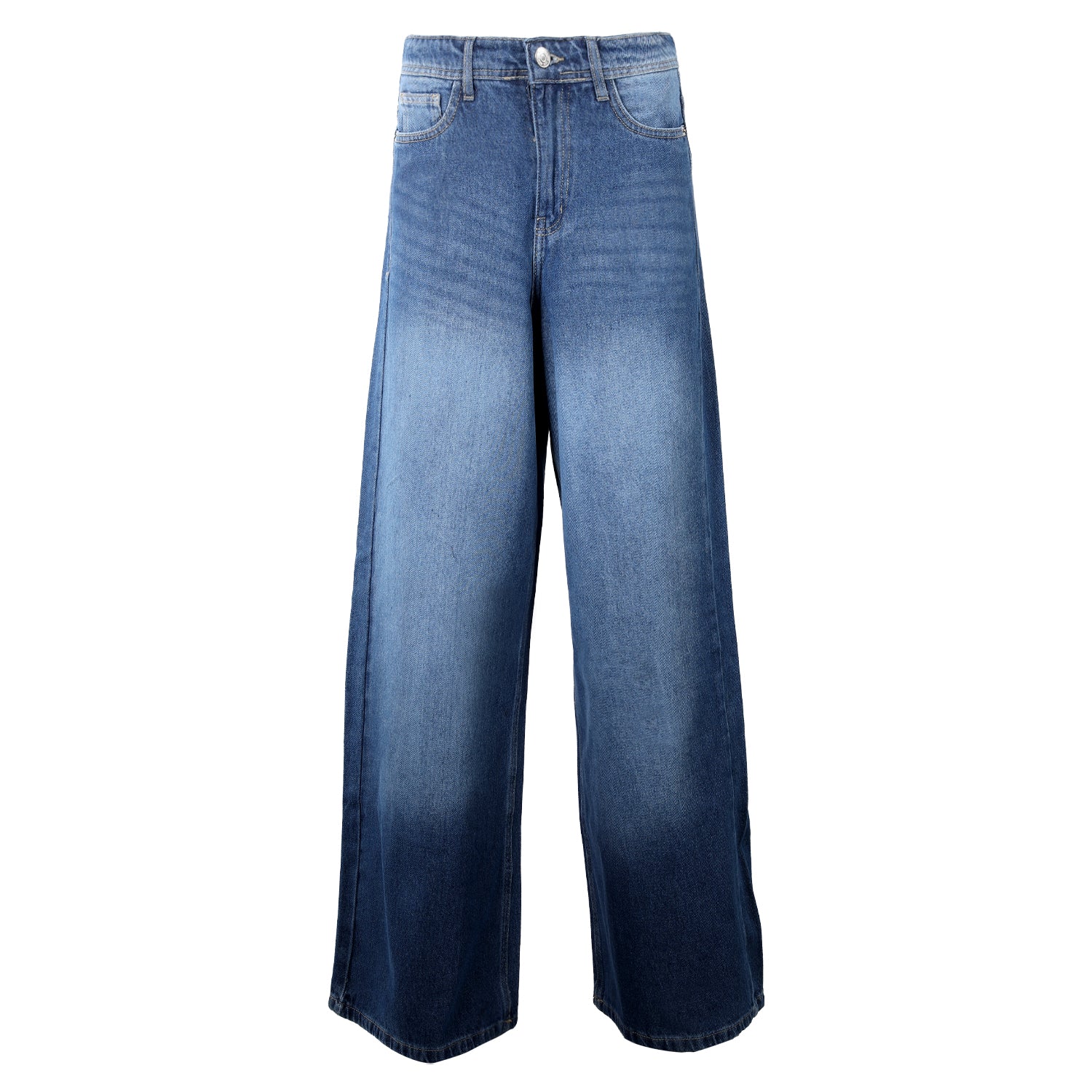 ACTIV JEANS WIDE LEG PANTS - BLUE - Activ Abou Alaa