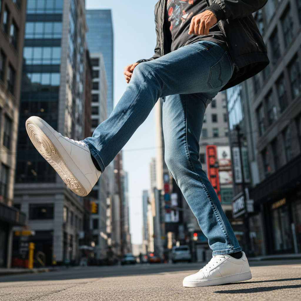 ACTIV JEANS . PANTS - L.BLUE